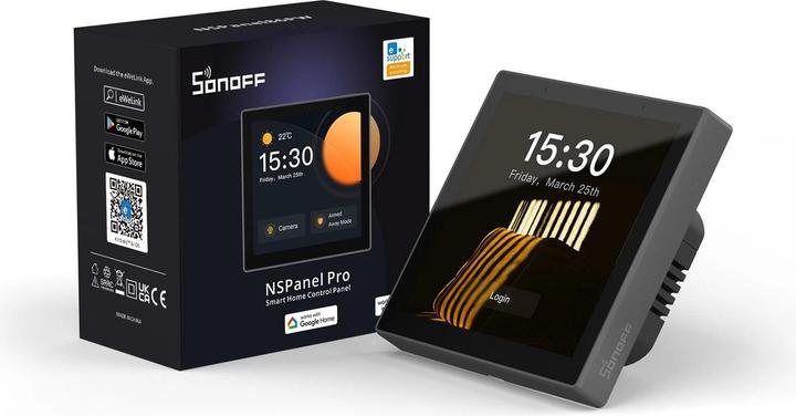 Productafbeelding Sonoff Aanraakpaneel NSPanel86PB, ZigBee, 230 V, Grijs
