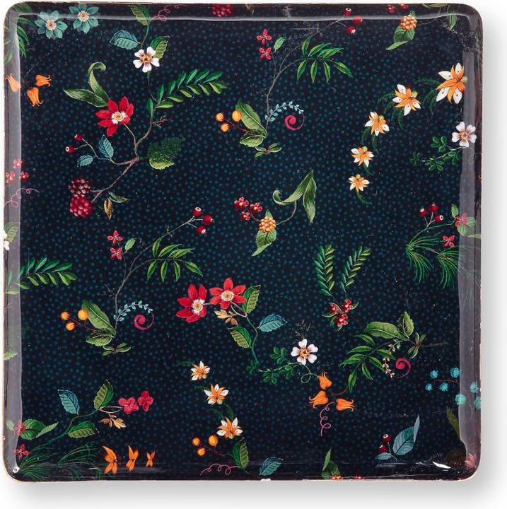 Produktbild PIP Studio Berry Blues Metalltablett blau 30,5x30,5cm