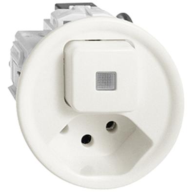 Produktbild Feller Leuchtkomb. LS 3/1L+T13 ws FH
