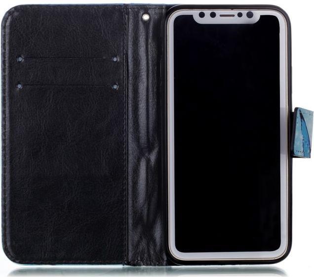 Produktbild Leder Hülle mit Muster (Apple iPhone X)