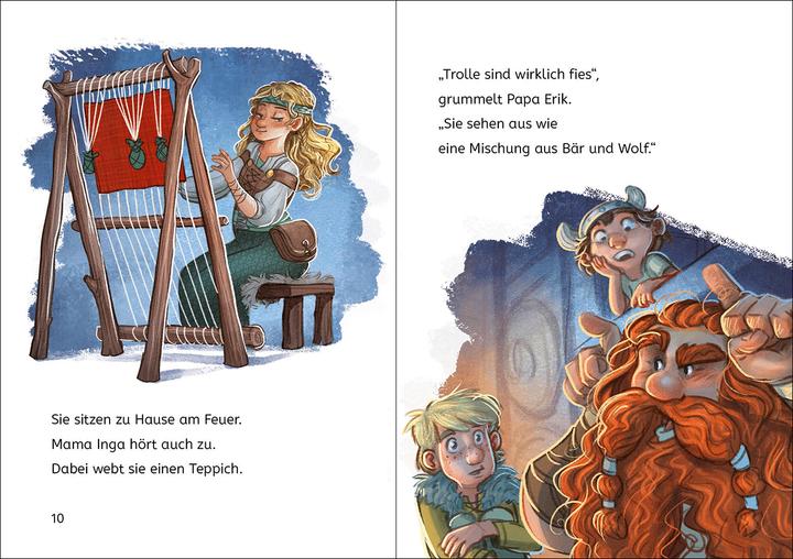 Produktbild Leselöwen 1. Klasse - Der mutigste Wikinger der Welt (Deutsch, Fabian Lenk, Loewe Erstlesebücher, Max Meinzold, 2022)