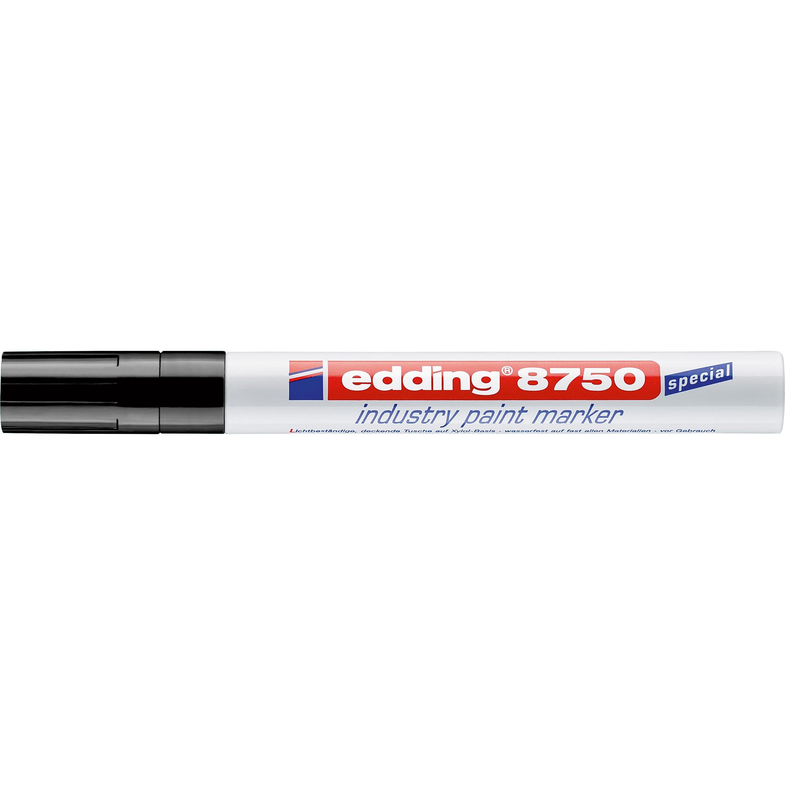 10x Edding, Marker, 8750 (Schwarz, 2 mm, 1 x)