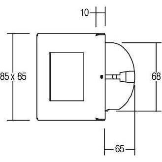Thumbnail - Brumberg, Wandleuchte + Deckenleuchte, LED-Wandeinbauleuchte (40 lm)