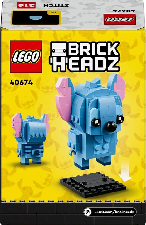 Produktbild LEGO Stitch (40674, LEGO Brickheadz)
