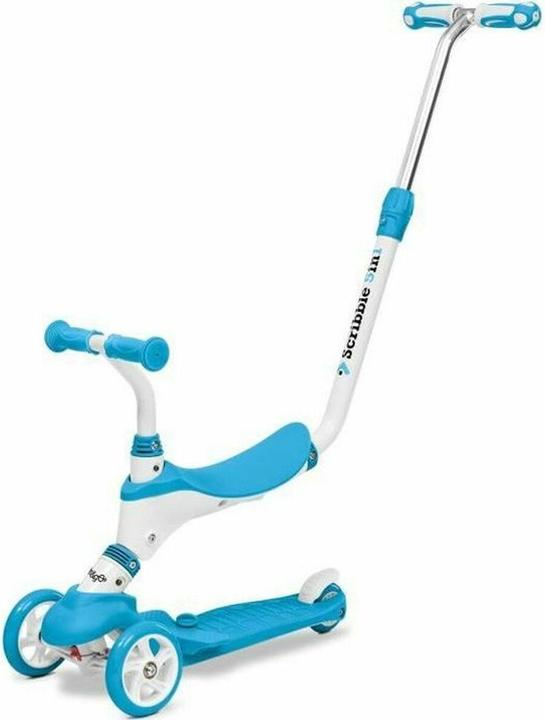 Productafbeelding Happy People Mondo On&Go - Krabbelstep voor kinderen 5in1, step met zitje, zacht rubberen pedalen