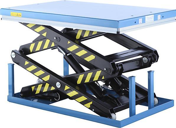 Image du produit Gesutra Table élévatrice à double ciseaux, fixe, force 4000 kg, tension de service 230