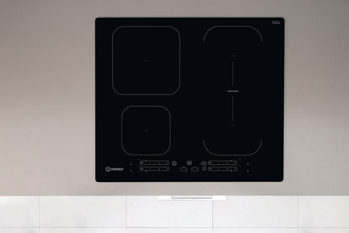 Productafbeelding Indesit IB 65B60 NE Zwart Geïntegreerde inductiekookplaat van 59 cm met 4 zones (59 cm, Inductiekookplaat)