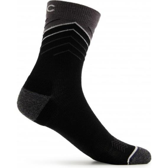 Stoic, Herren, Sportsocken, Merino Running Socks Q+ (45 - 47), Schwarz