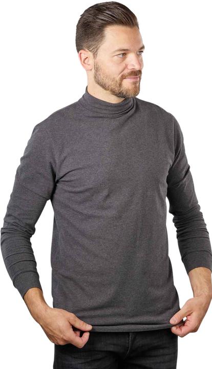 Produktbild Drykorn Long Sleeve Emanuel T-Shirt Stand-Up Collar Grey (L)