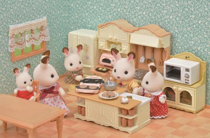 Actual product image Sylvanian Families Kitchen Island