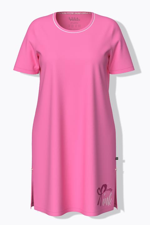 Immagine prodotto Ulla Popken Camicie da notte in confezione doppia con fiocchi, scollo a girocollo e mezze maniche (54)