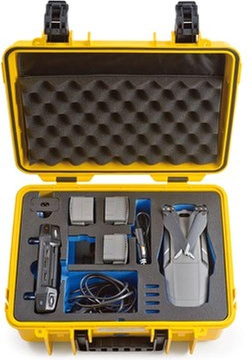 Actual product image B+W Outdoor case type 4000 Mavic 2 yellow (Drone case, DJI Mavic 2 Pro)