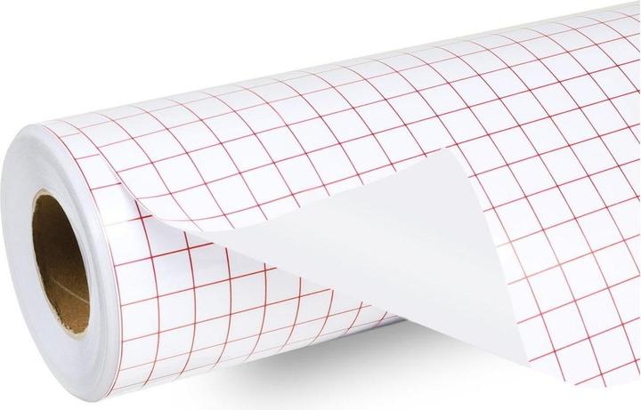 Actual product image Loklik Grid Transfer Tape Roll - 3m - Red (Accessories)