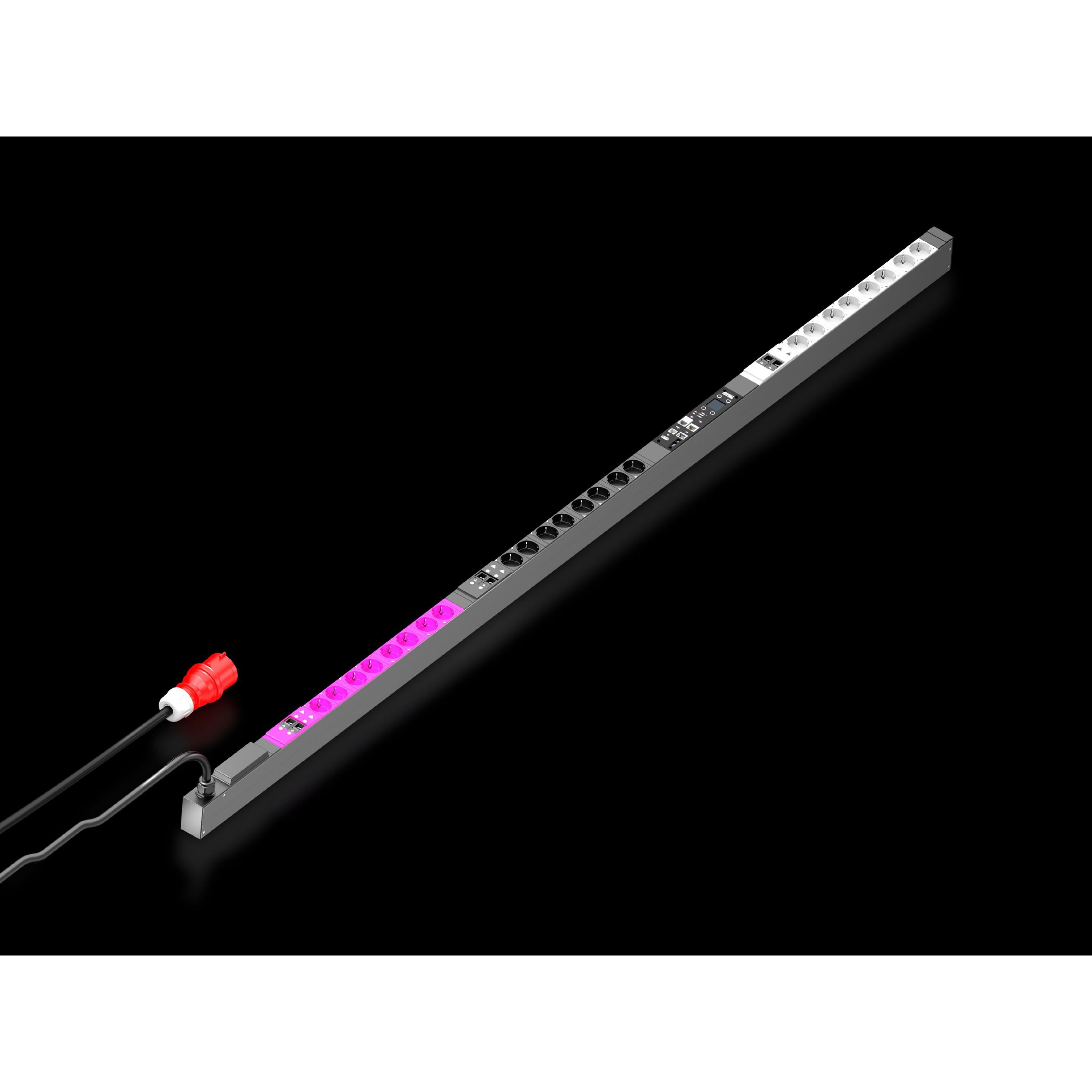 Thumbnail - Rittal 7979534 metered plus 32A/3P CEE 24xCEE7/3 Schuko PDU Basic Stromverteilung, USV Zubehör