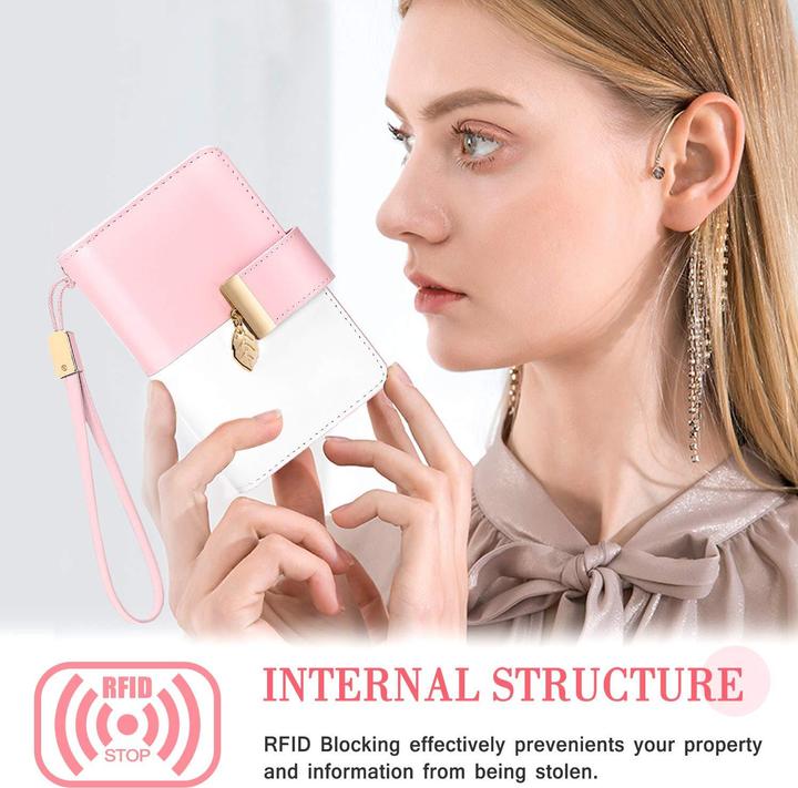 Produktbild Only-Bags.Store Ledergeldbörse Geldbörse mit vielen Fächern Brieftasche mit RFID-Schutz 18 Kartenfächer Geldbörsen