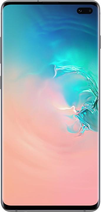 Produktbild Samsung Galaxy S10+ (128 GB, Silver, 6.40", Hybrid Dual SIM, 4G)