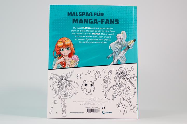 Produktbild Loewe I love Manga & Anime - Das Malbuch