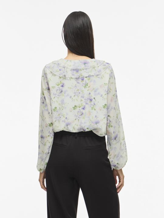 Immagine prodotto Vila VIANE Gerüschtes Oberteil mit langen Ärmeln (38)