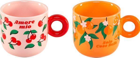 Immagine prodotto Bialetti Tazza da caffè Mercato Della Frutta (300 ml, 2x)