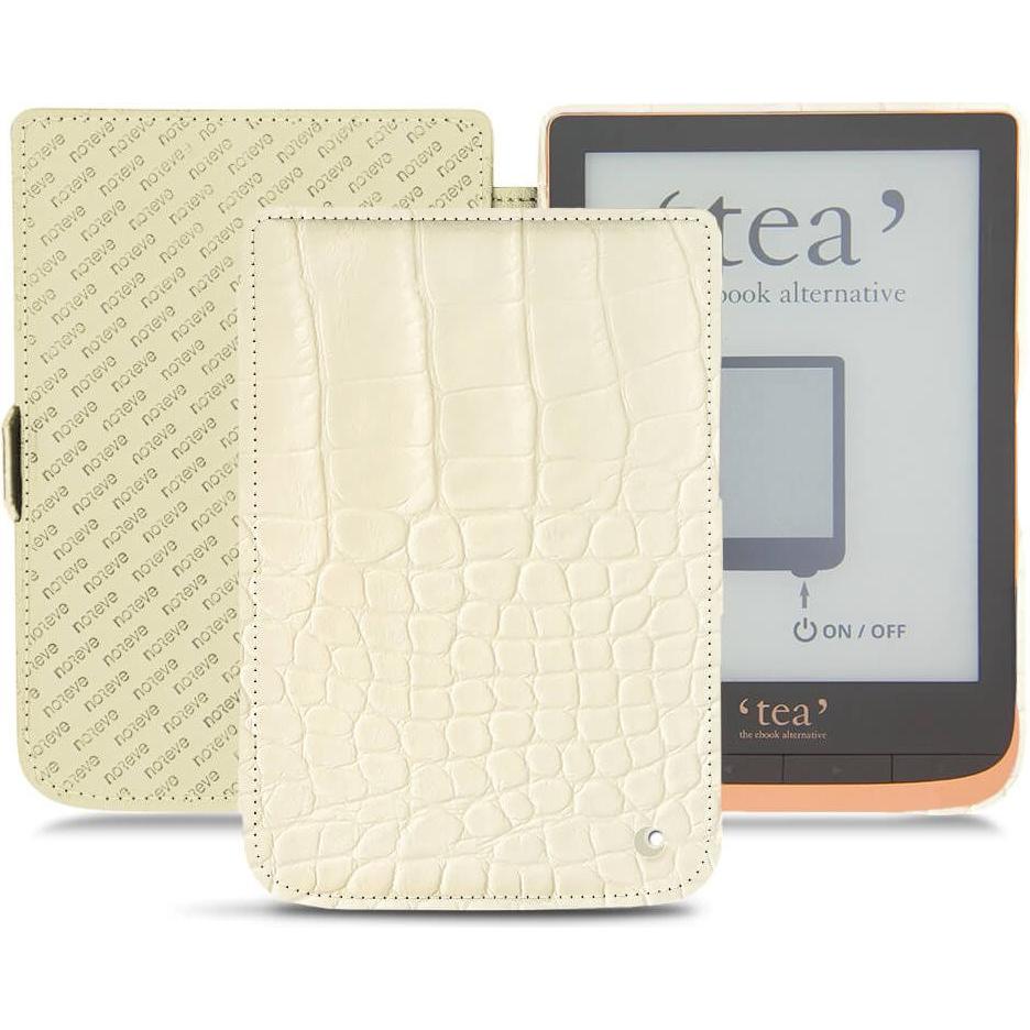 Noreve Lederschutzhülle horizontal (Touch HD Plus), Tablet Hülle, Beige