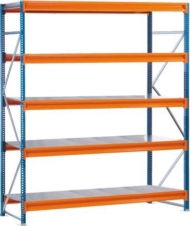 Actual product image Schulte Lagertechnik Basic rack W100 with steel panels