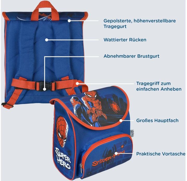 Actual product image Scooli Cutie Spiderman