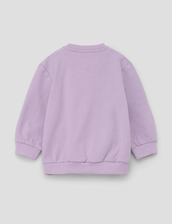 Produktbild s.Oliver Sweatshirt Sweatshirt mit Glitzer-Print (68)