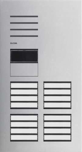 Actual product image Elcom ELCO REQ116Y Door station Audio Zust. 16/2 2D Edel. ONE