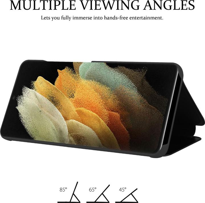Immagine prodotto Cadorabo Custodia a libro Smart View Mirror per Samsung Galaxy S21 ULTRA (Samsung Galaxy S21 Ultra)