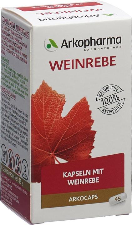 Actual product image Arkopharma Weinrebe (45 Piece, Capsules, 42 g)