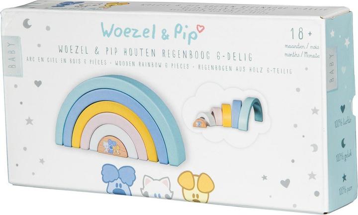 Productafbeelding Rubo Toys Woezel en Pip Baby Regenboog