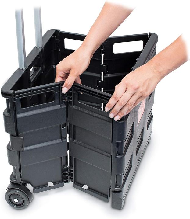 Produktbild Relaxdays Klappbares Einkaufstrolley-Set