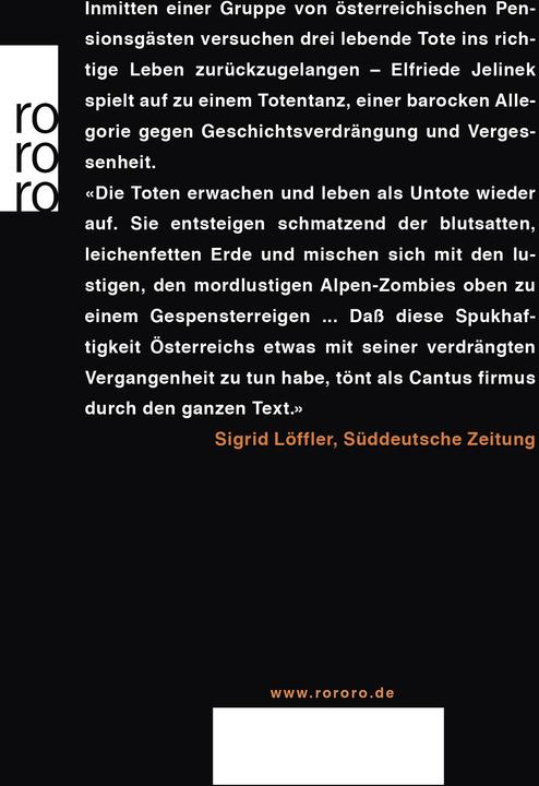 Produktbild Die Kinder der Toten (Deutsch, Elfriede Jelinek, 1997)