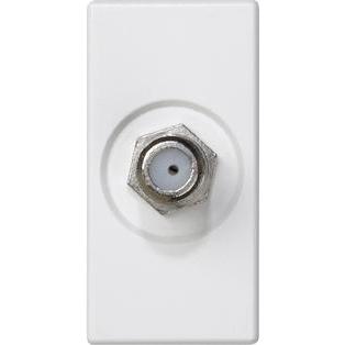 Kontakt, Steckdose, Simon Antennendose K45 SAT reinweiss (K102C