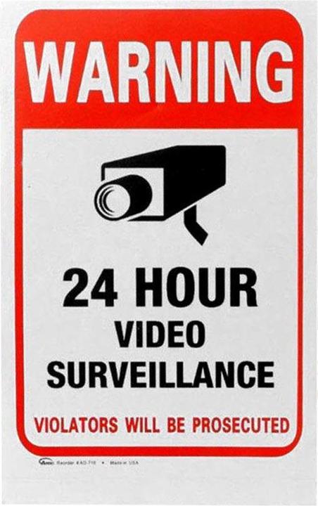 Produktbild JTI Aufkleber für Kameraüberwachung