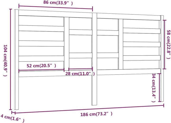 Immagine prodotto VidaXL Edan (186 x 4 x 104 cm)