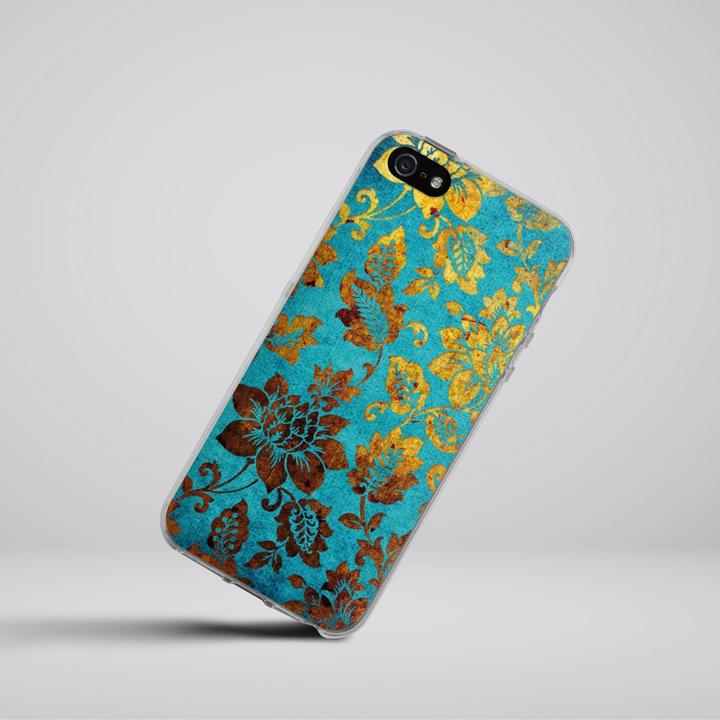Produktbild DeinDesign Silikon Hülle für Apple iPhone 5s Handyhülle Case Smartphone Schutzhülle Blumen Ornamente Vintage (Apple iPhone 5s)