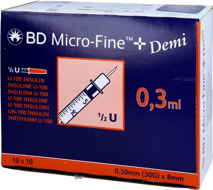 Immagine prodotto BD Siringhe per insulina U100 (Siringa di insulina)
