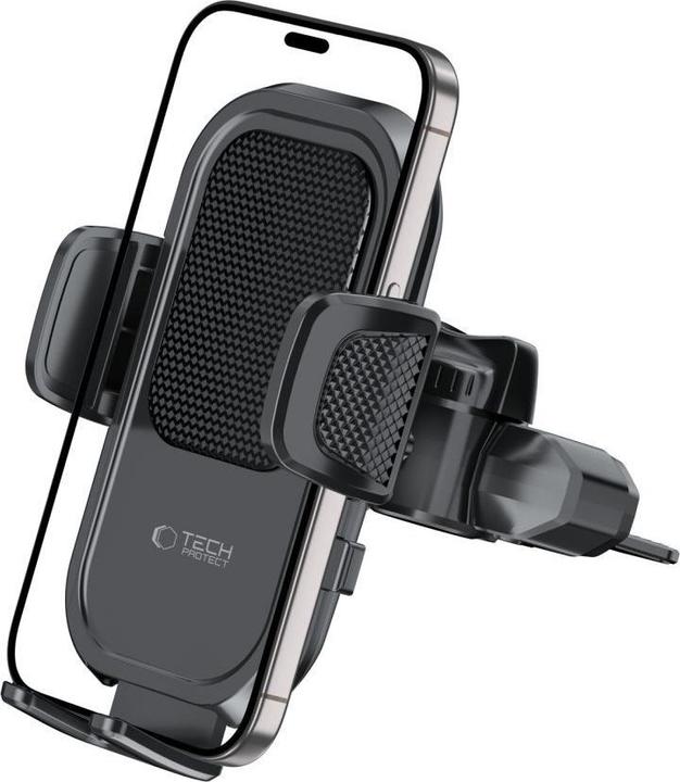Image du produit Tech-Protect V8 Car Holder for CD Slot or Air Vent Mount - Black