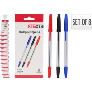 Penne, Kugelschreiber-Set Mit 8 Stück (8 x)