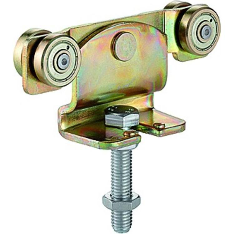 Helm, Türbeschlag + Scharnier, Schiebetorbeschl+AMMApA-ge -091, 4-rollig