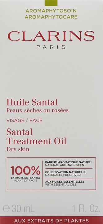 Immagine prodotto Clarins Olio per il viso Huile Santal - Pelle secca/arrossata (30 ml, Olio viso)