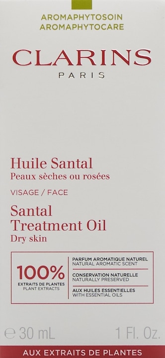 Immagine prodotto Clarins Olio per il viso Huile Santal - Pelle secca/arrossata (30 ml, Olio viso)