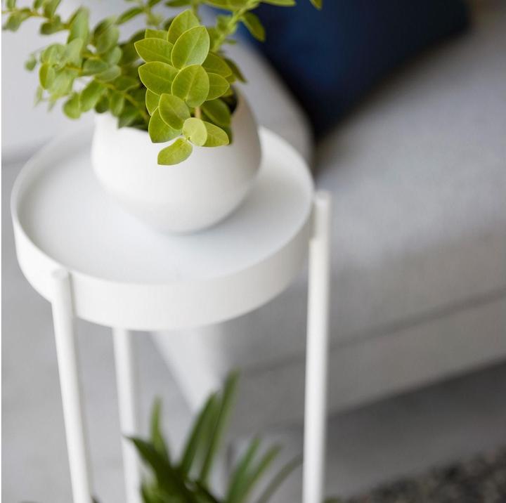 Actual product image Yamazaki 2-tier plant stand with castors TOWER