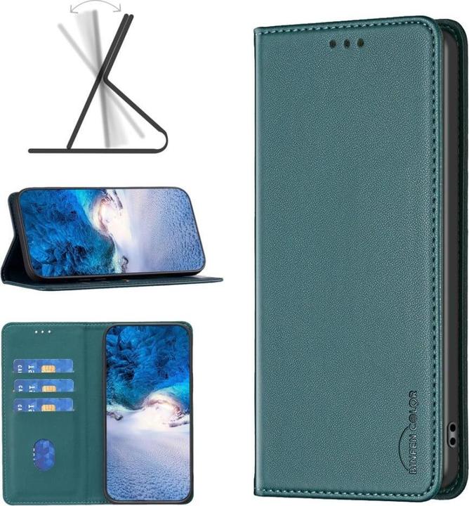 Produktbild Binfen Color Xiaomi Redmi Note 13 4G - BINFEN Flip Case Hülle grün (Xiaomi Redmi Note 13 4G)