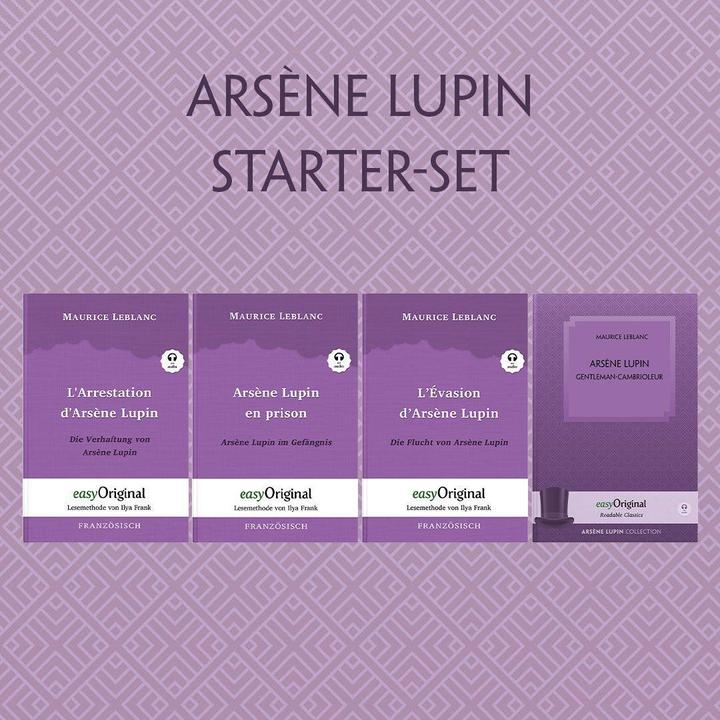 Produktbild Arsène Lupin, gentleman-cambrioleur (mit Audio-Online) - Starter-Set (Maurice Leblanc, Charline Rigaud, Britta Dobbertin, Lucas Franken, Deutsch, Französisch)