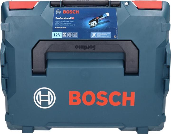 Actual product image Bosch Professional Bosch GUS 12V-300 Professional Battery Universal Shears 12 V + 1x Battery 2.0 Ah + Charger + L-Boxx