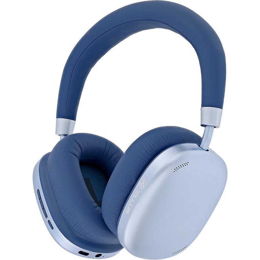 Tellur Shade Bluetooth Over-ear koptelefoon ANC blauw (ANC, 50 h, Bedraad, Draadloze), Koptelefoon, Blauw