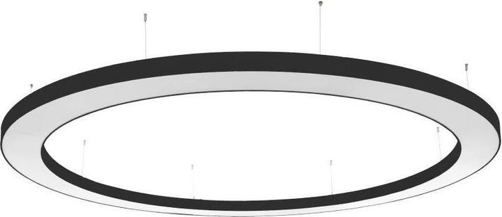 Actual product image EGLO 68123 PASTRENGO 3 LED pendant light 288W Ø4000mm black white warm white