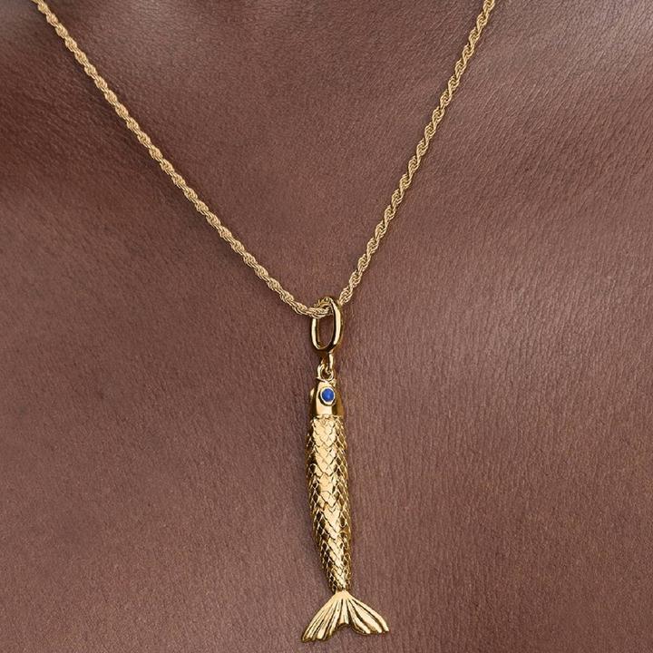 Image du produit Pandora Breloque articulée en forme de poisson (Or jaune)